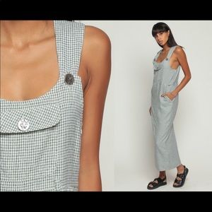 Jumper Dress Maxi Overall Dress Vintage xs